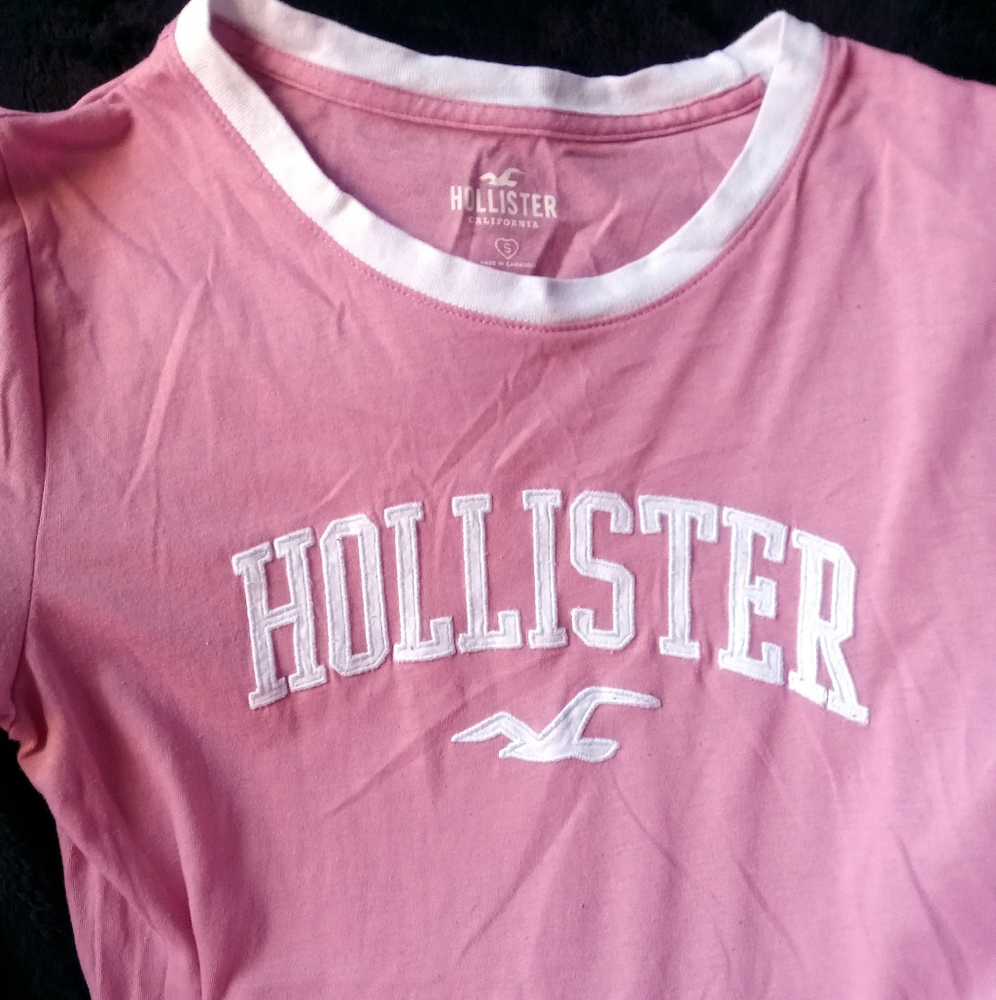 Hollister Pink Juniors' T-Shirt